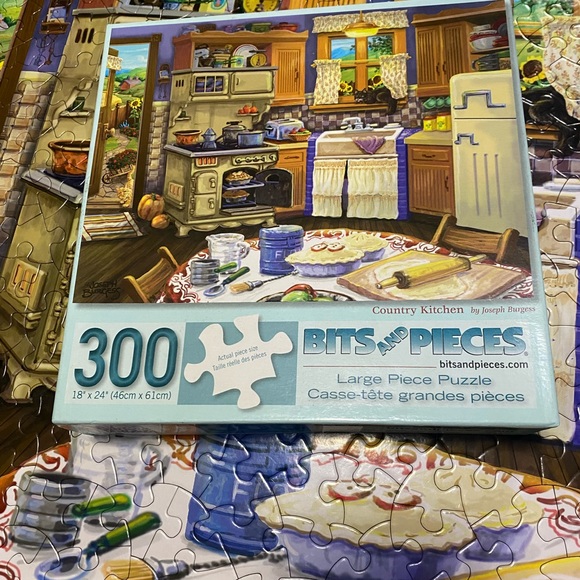 🧩300 piece puzzle lot🧩missing no pieces🧩antique kitchen scenes.🧩 - Picture 7 of 7